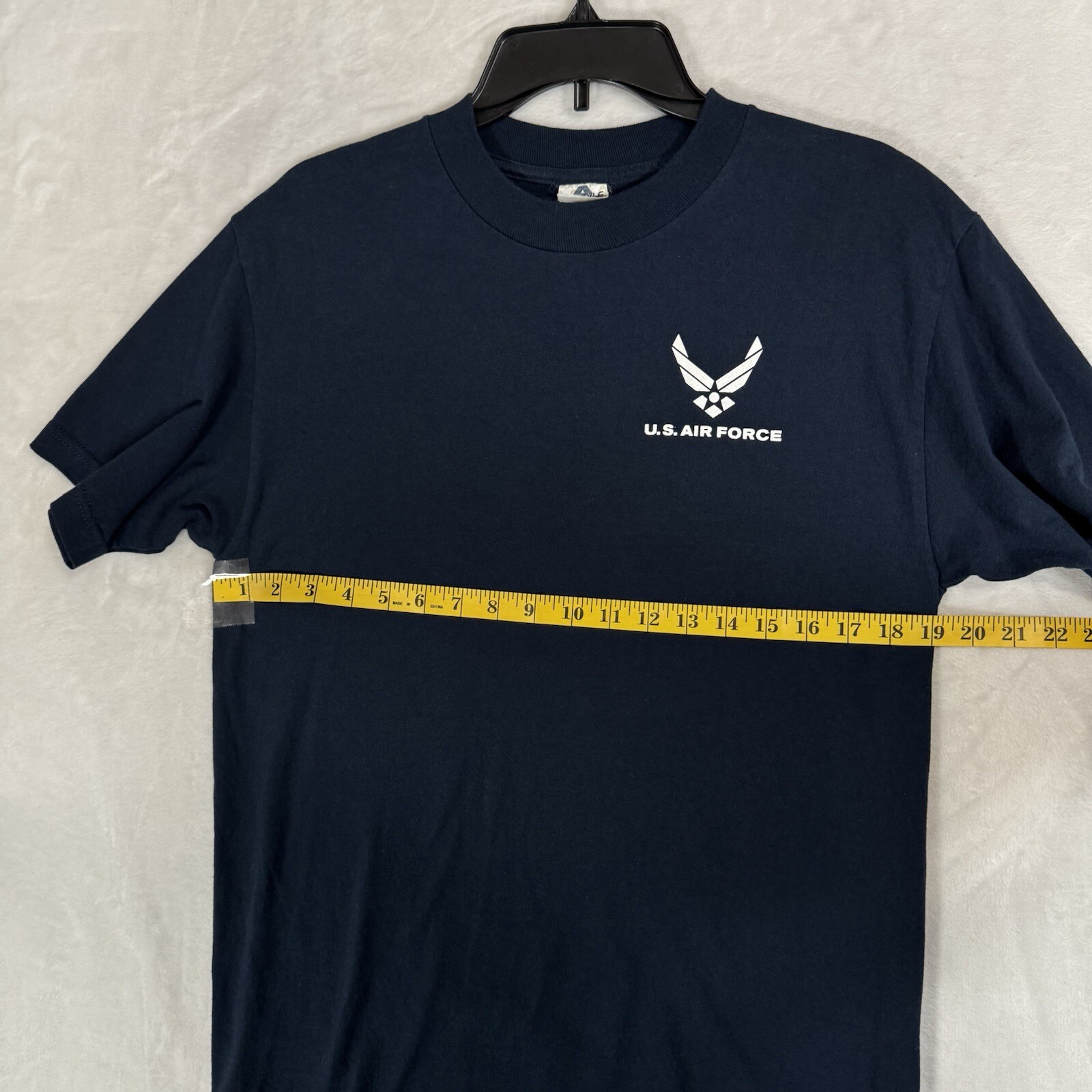 Lot 2 USAF Air Force Shield Graphic T Shirt Size M Military Training Fighter Jet gallery