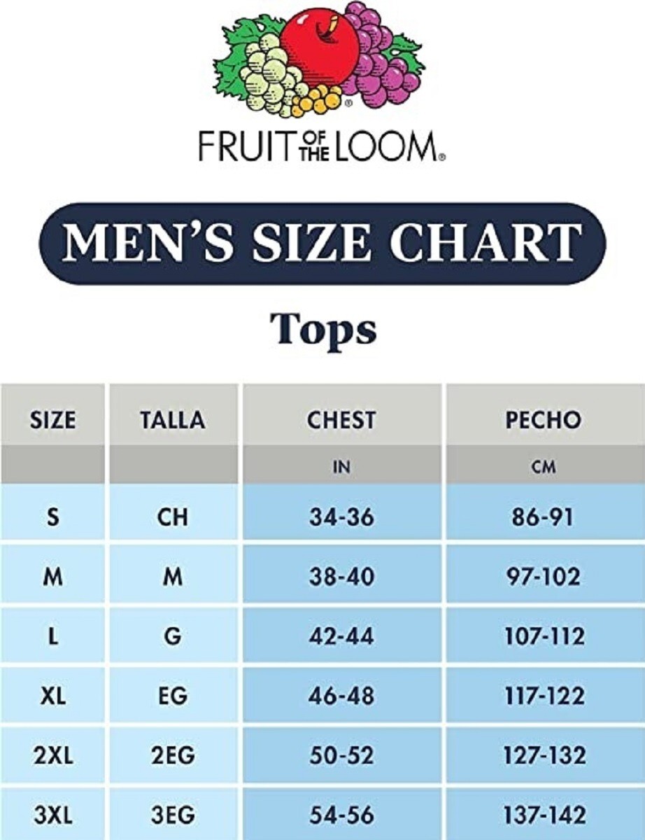 6 Fruit Of The Loom XL 46-48 Black Gray Pocket T-Shirts EG 117-122 CM gallery