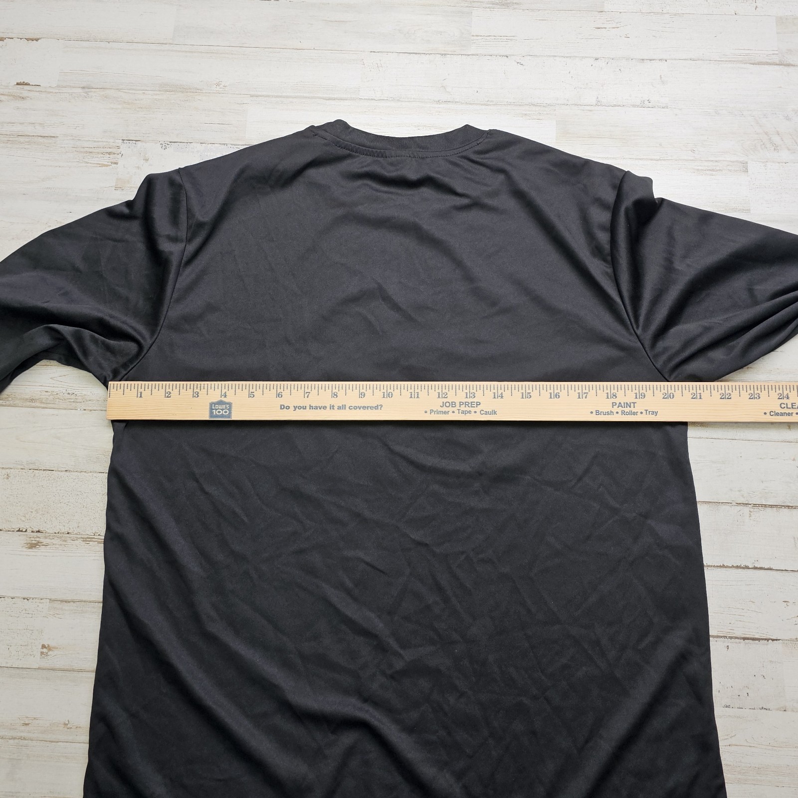 Retro Land of the Free Home of the Brave Long Sleeve Shirt Wicking Sz L Black gallery