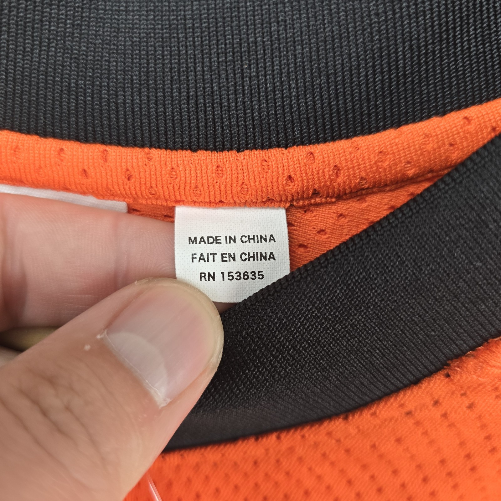 Undefeated Hockey Jersey Mens Large Orange Black Fight Strap Streetwear New gallery