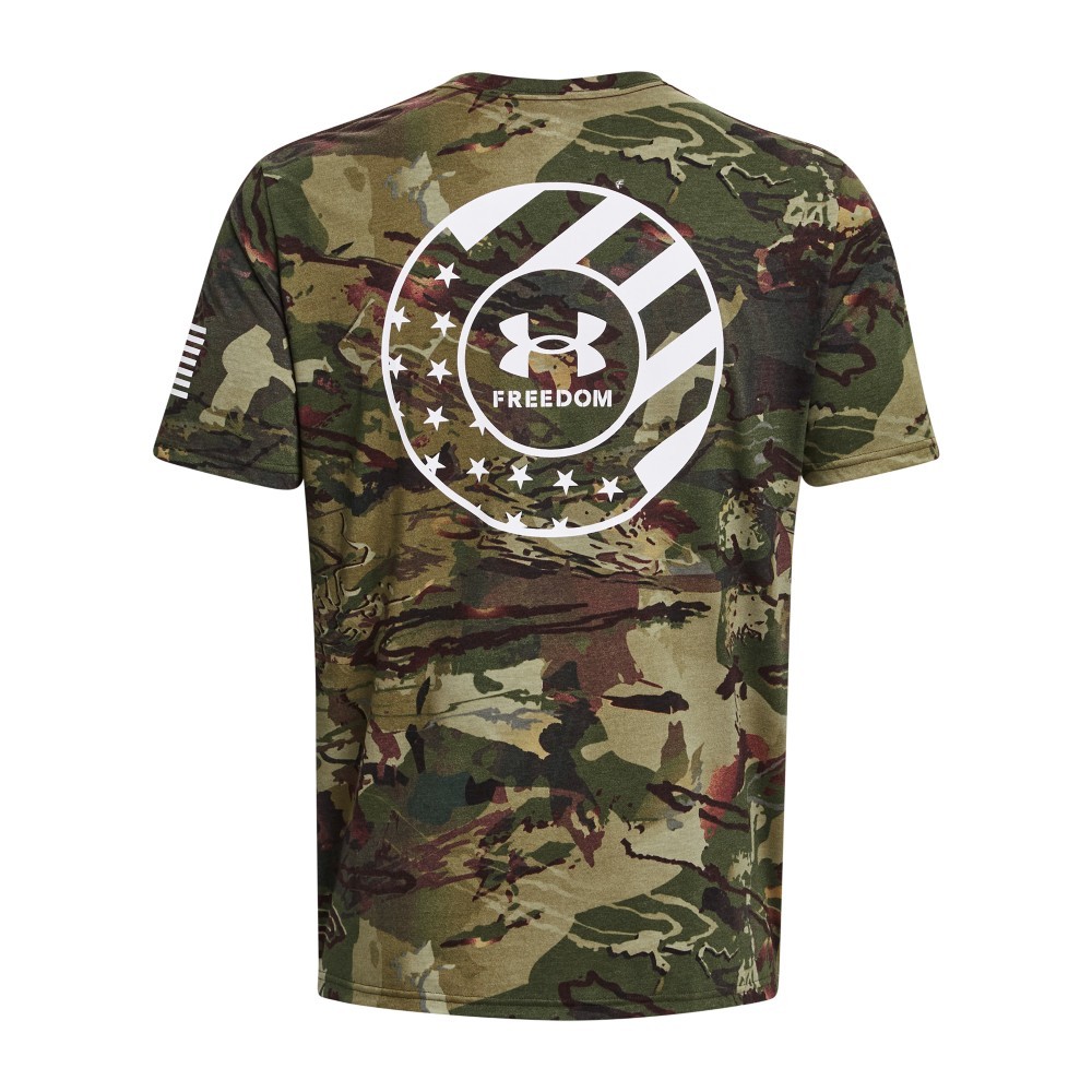 Under Armour 1377057 Men's UA Freedom Camo T-Shirt, Forest All Season Camo Small gallery