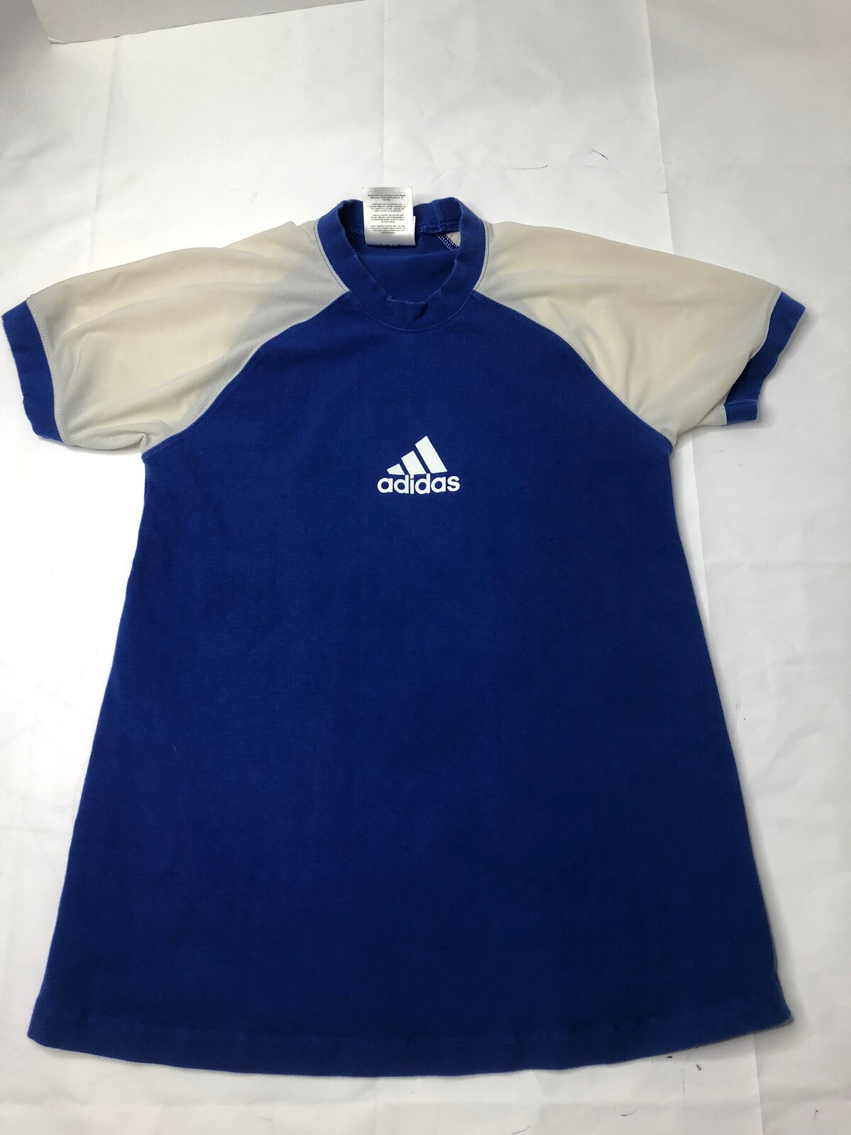 Vintage Adidas Short Sleeve Blue Cotton Spandex - Size S gallery