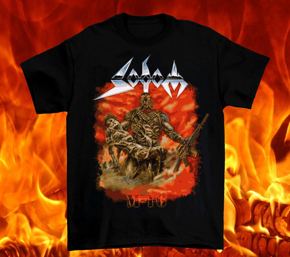 SODOM – M-16 schwarz Classic Short Sleeve All size Gift Shirt