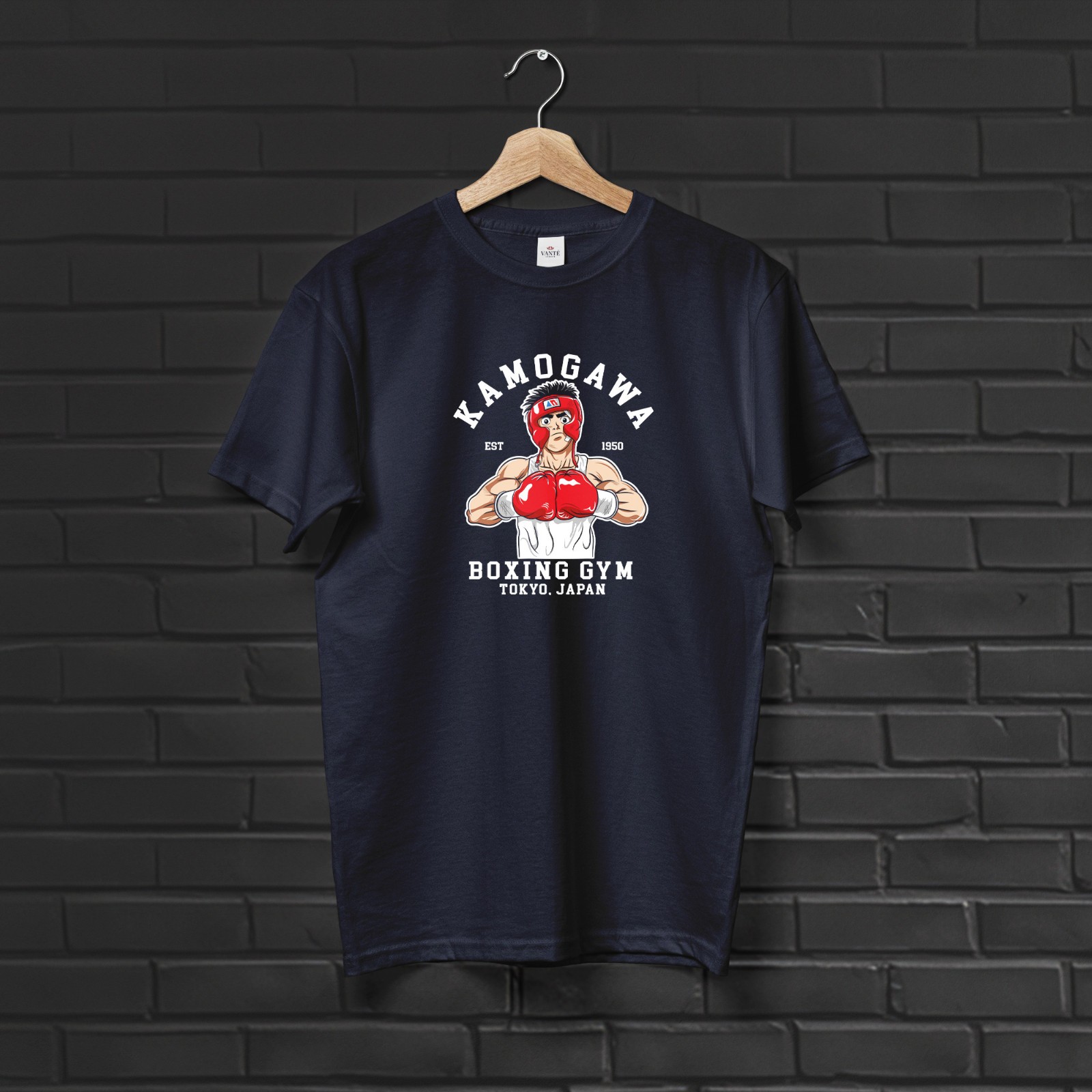 Makunouchi Kamogawa Boxing Gym Graphic Anime T-Shirt Men Unisex Cotton Tee gallery