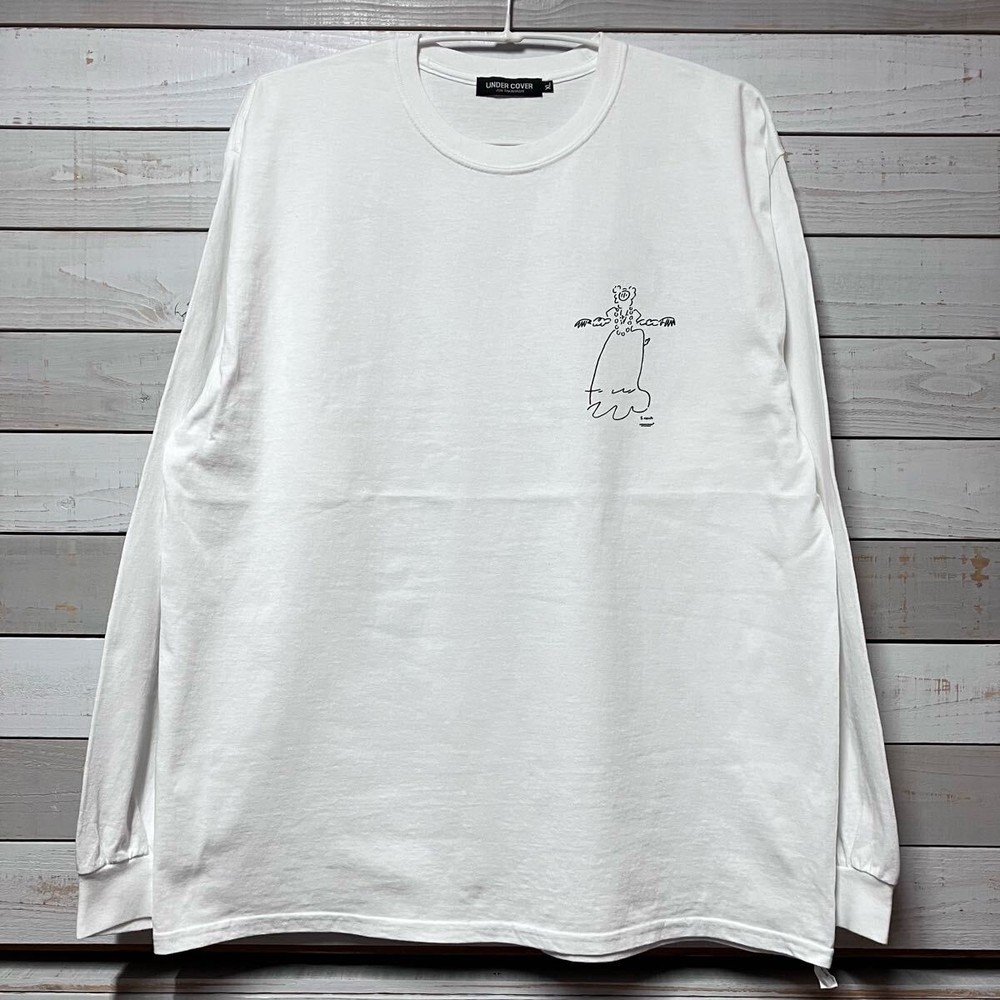 SIZE XL UNDERCOVER GRACE LONG SLEEVE TEE SHIRT WHITE Undercover Grace Long T Whi