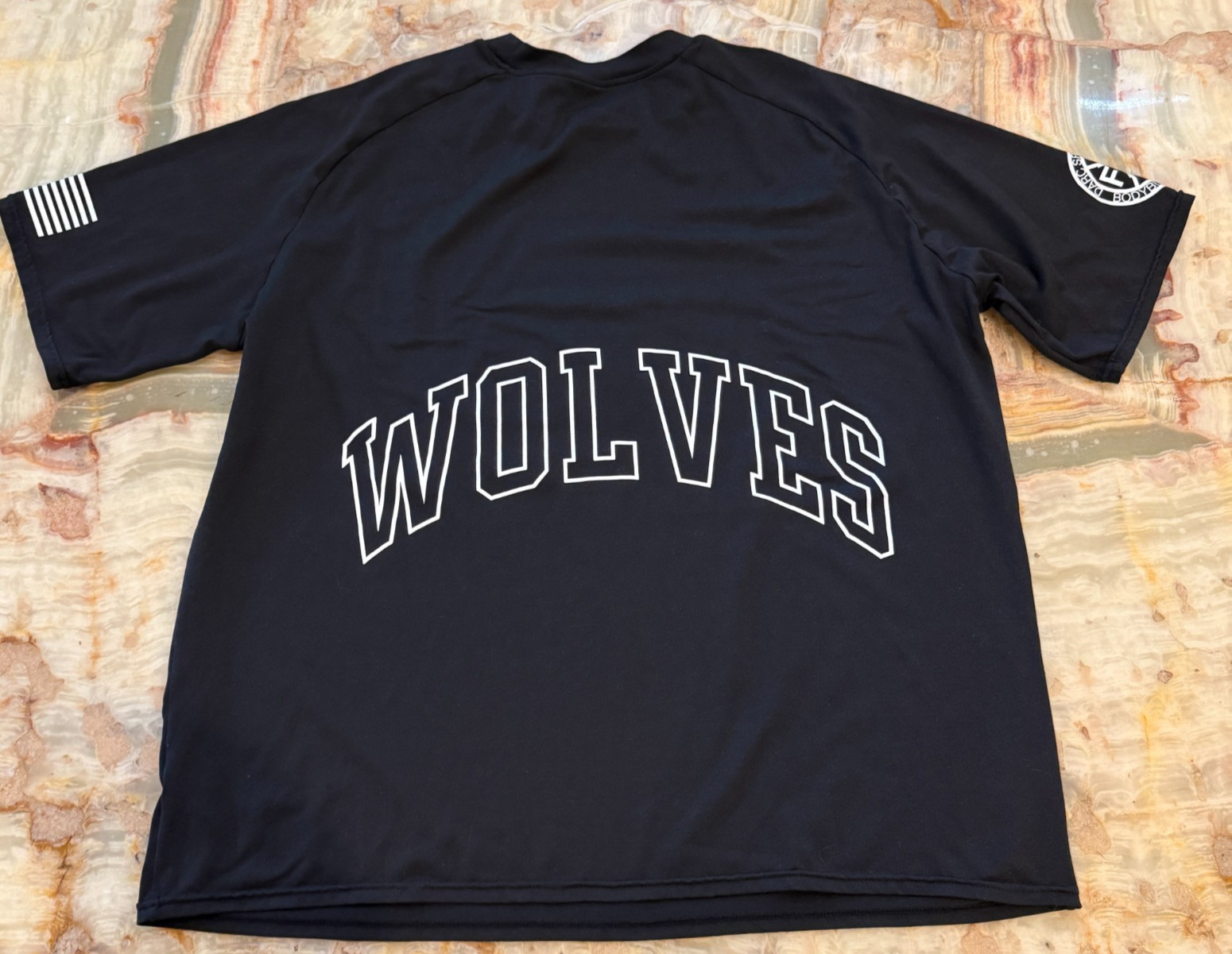 Darc Sport Dry Wolf Mens T-Shirt Black Wolves NFGU Bodybuilding Club Crewneck XL gallery