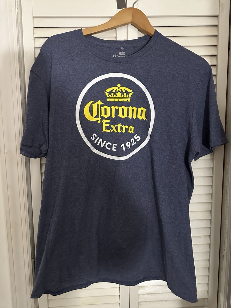 Corona Extra Mens Corona Extra Since 1925 Navy Heather T Shirt Size XL