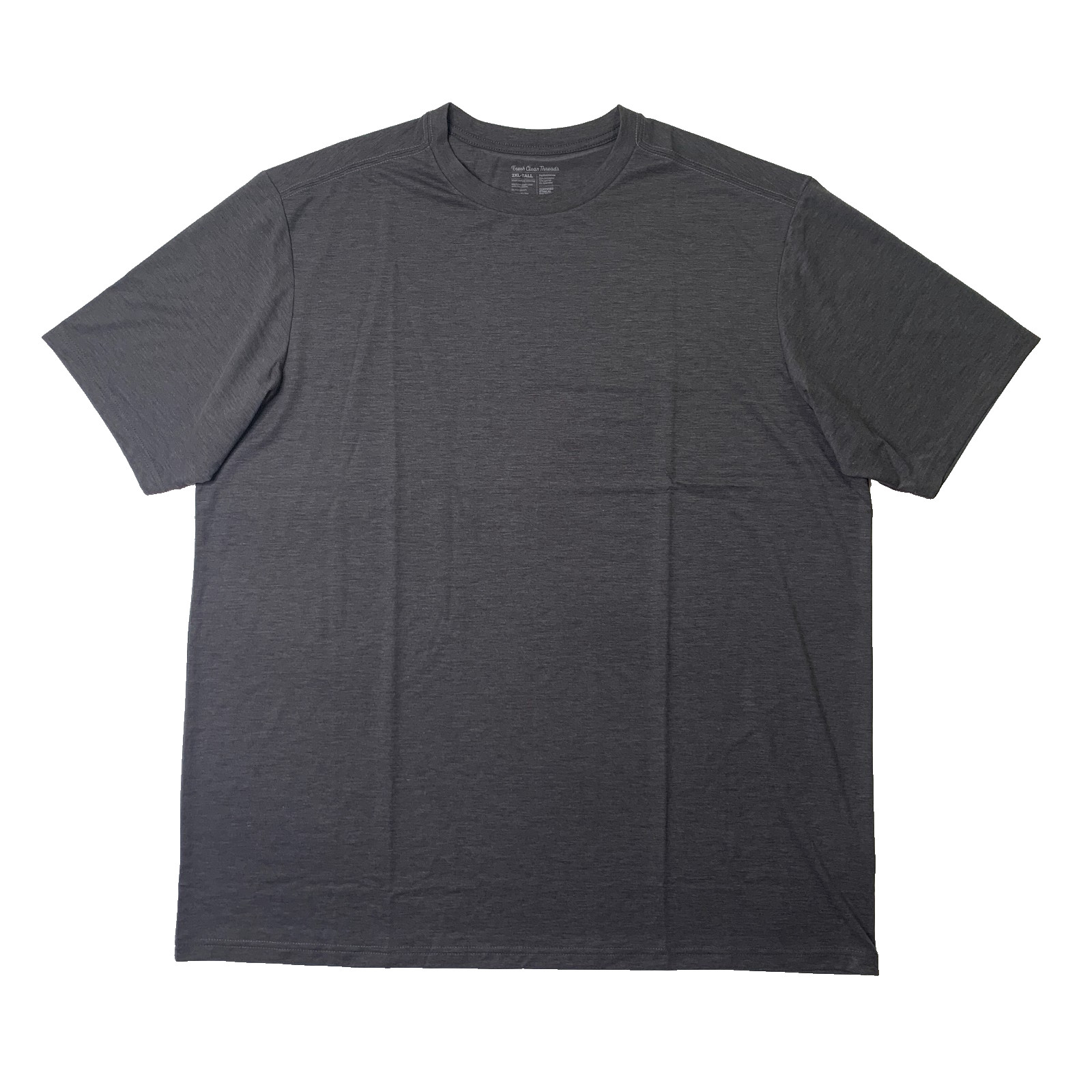 Fresh Clean Threads T Shirt Mens 2XL Tall Grizzly Performance Crew Neck Active