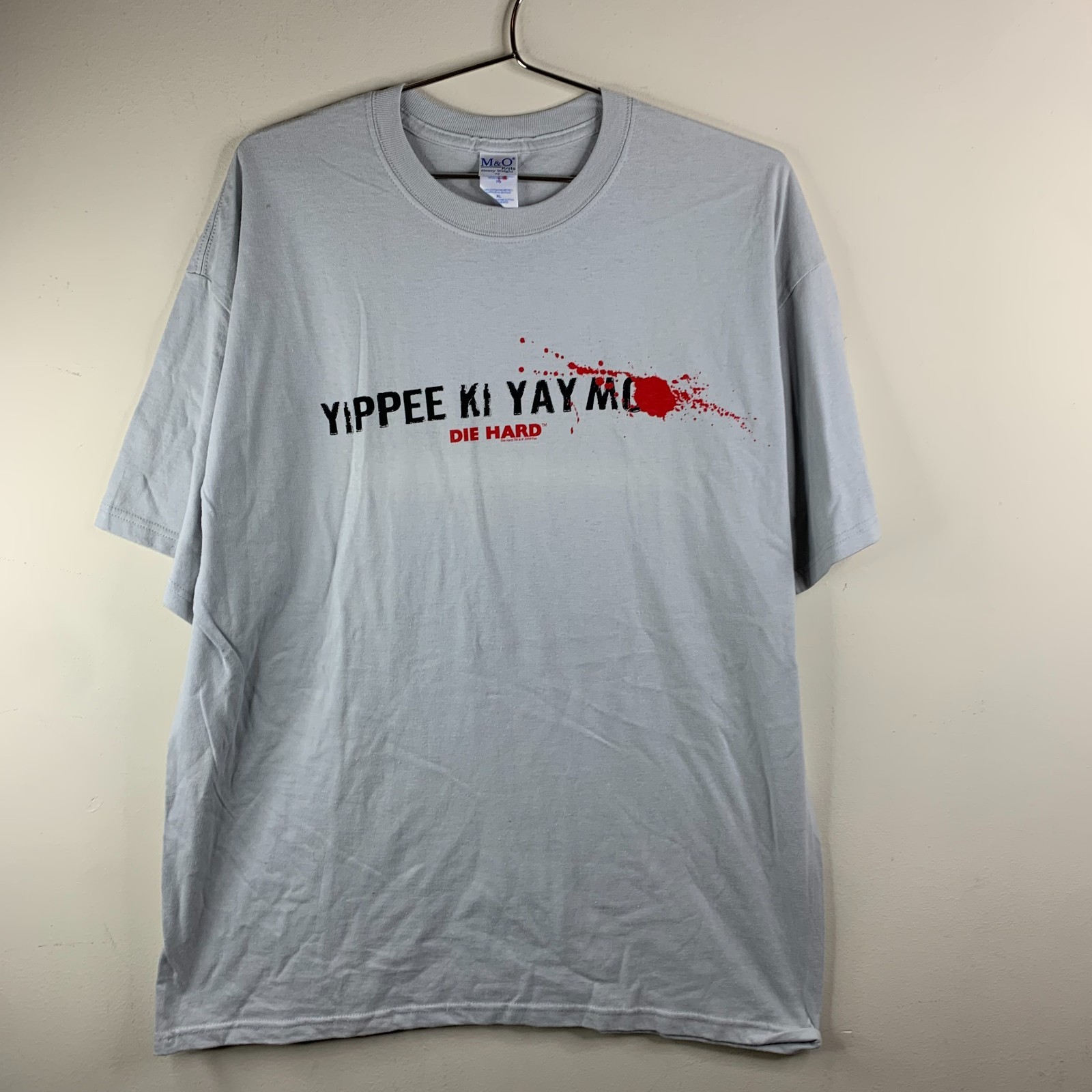 Vintage 2009 Die Hard Grey Movie Promo T Shirt 2000s Y2K Yippee Ki Yay XL gallery