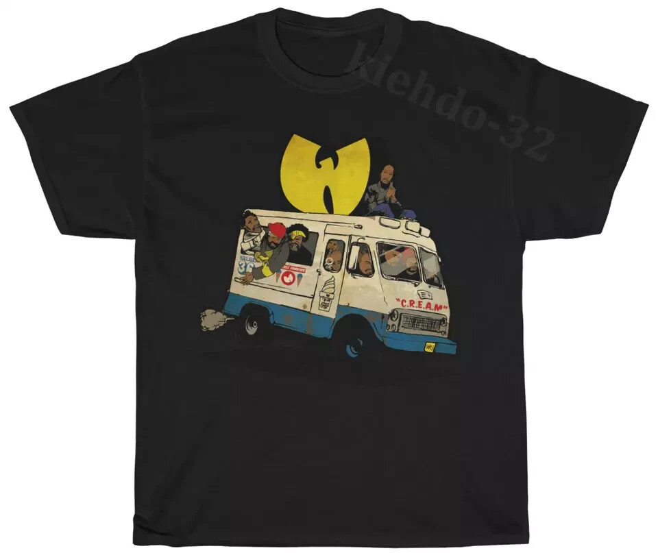 Wu-Tang Clan CREAM Classic Rap Hip Hop Vintage S-5XL T-Shirt Men Women Unisex