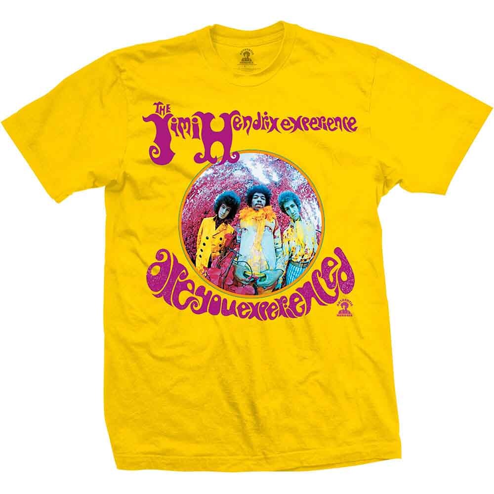 Jimi Hendrix Are You Experienced? T-Shirt Yellow New gallery