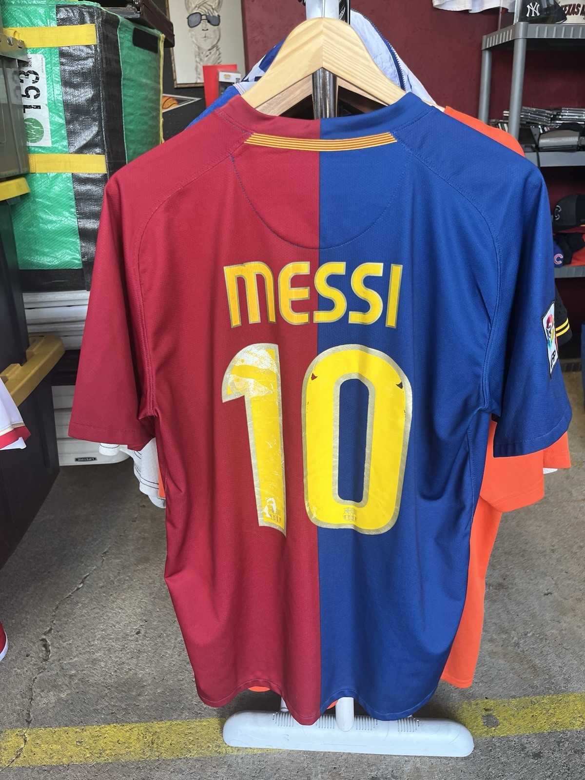 Nike FC Barcelona 2008 2009 Home MESSI Football Shirt Soccer Jersey 286784-655 M gallery