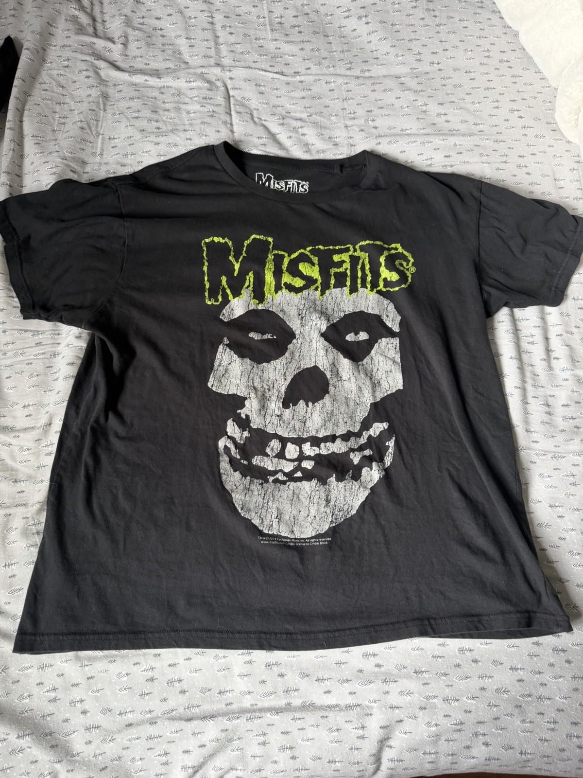 The Misfits Vintage T-shirt Men’s Tee XL Black Glenn Danzig Rockabilia Licensed gallery