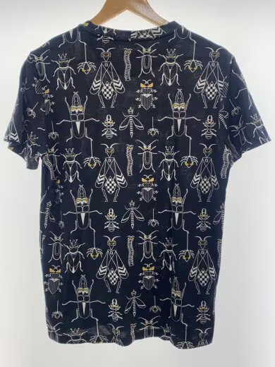 FENDI T-shirt / M / Cotton / Black / All-over print / FY0895 A3LH gallery