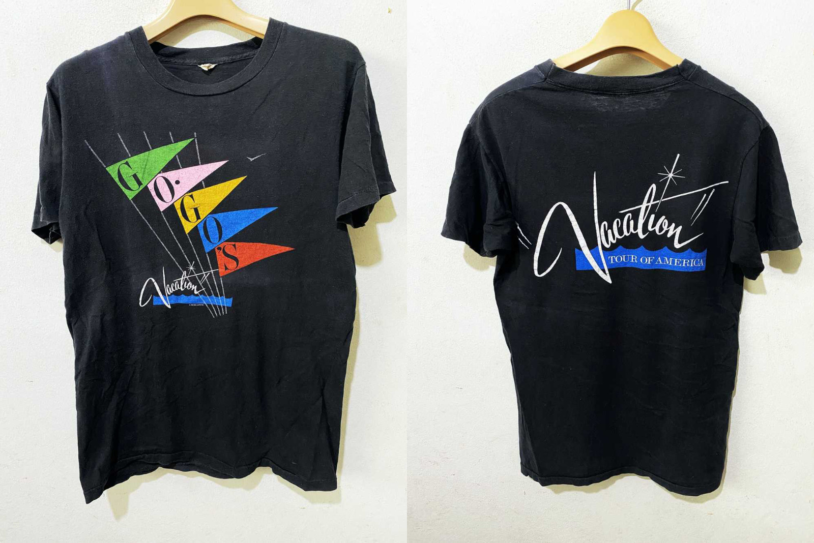 2 Sides The Go-Go's Tour 1982 Black Cotton Shirt S-5XL CL475 gallery