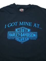09 Harley Davidson Mens Large Black Fort Thunder Moore Oklahoma T-shirt