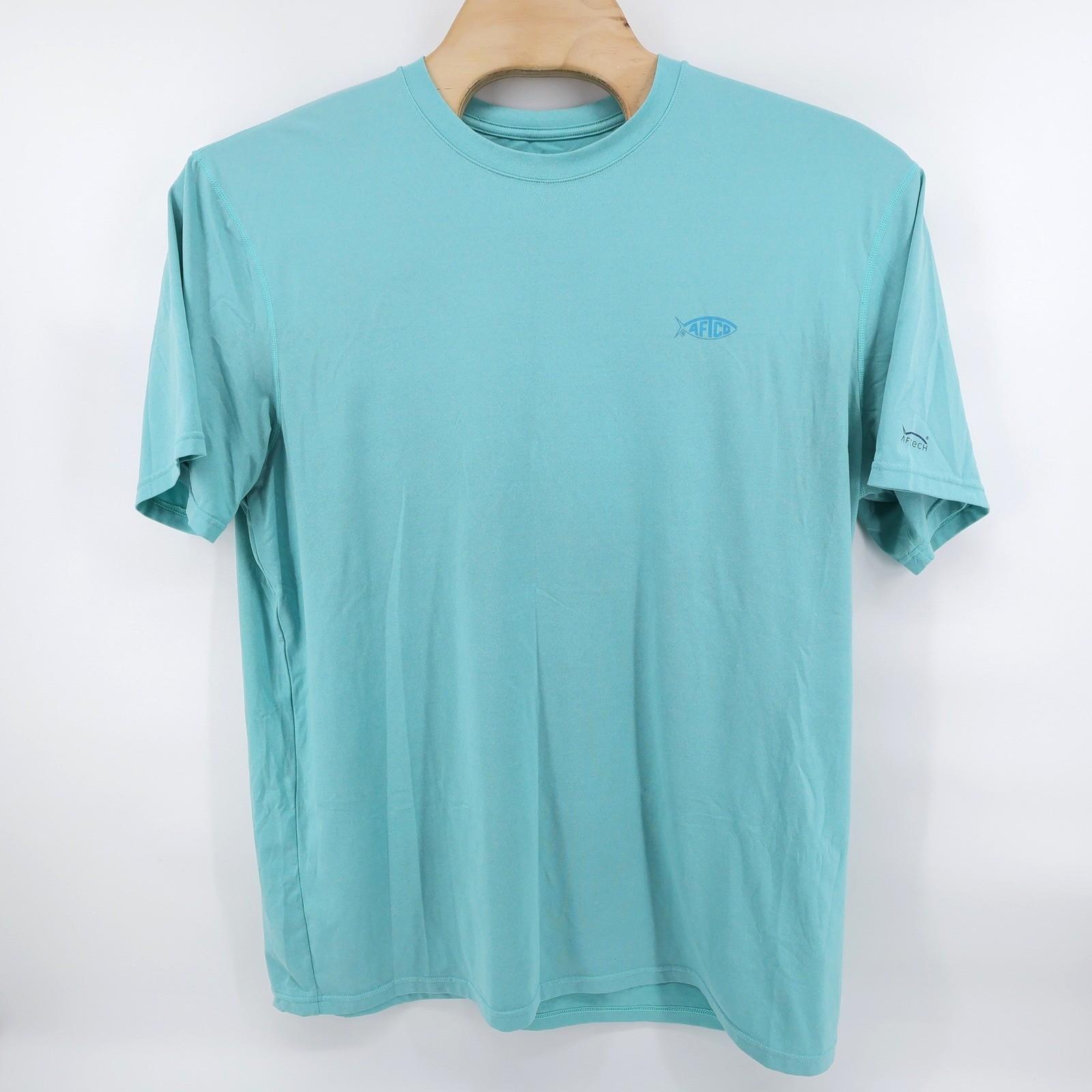 AFTCO AFTECH Performance Graphic T-Shirt Light Blue Mens XXL gallery