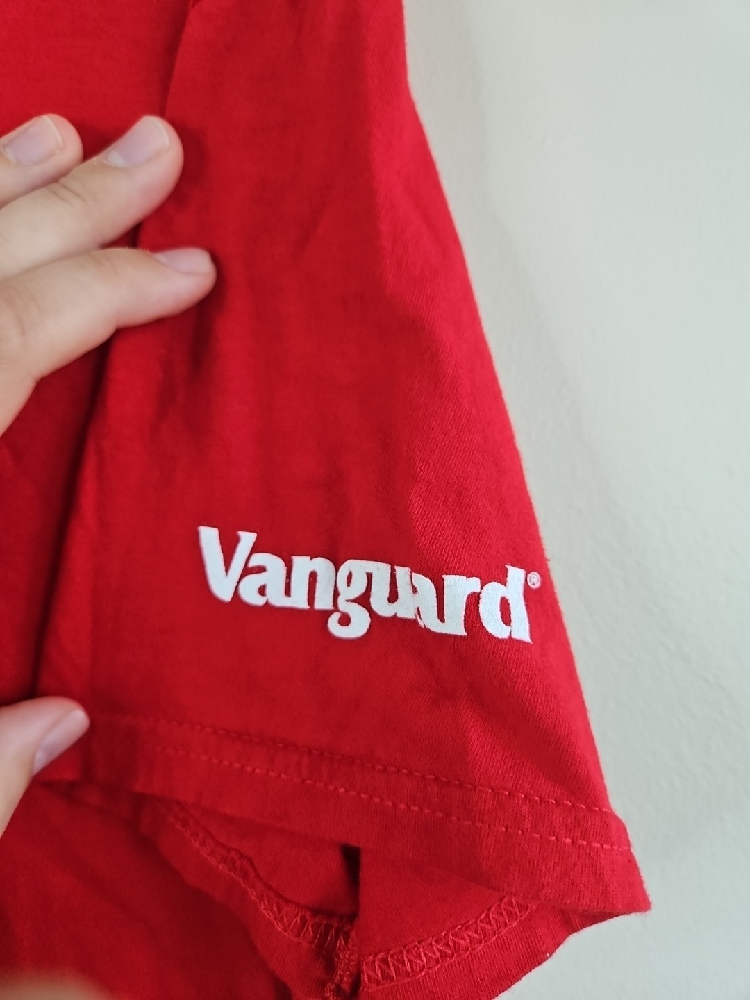 Vanguard "How Radical" T-Shirt, Investing/Finance, Red, Men's M gallery