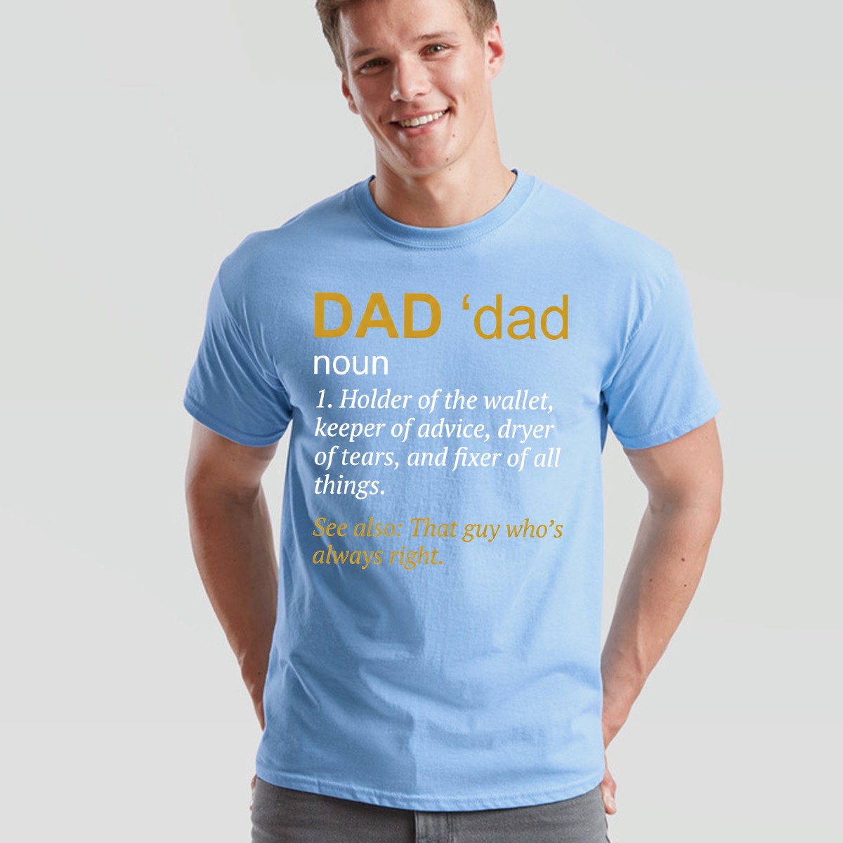 Fathers Day Mens T Shirt A Daughters First Love Daddy Definition Graphic Tee gallery