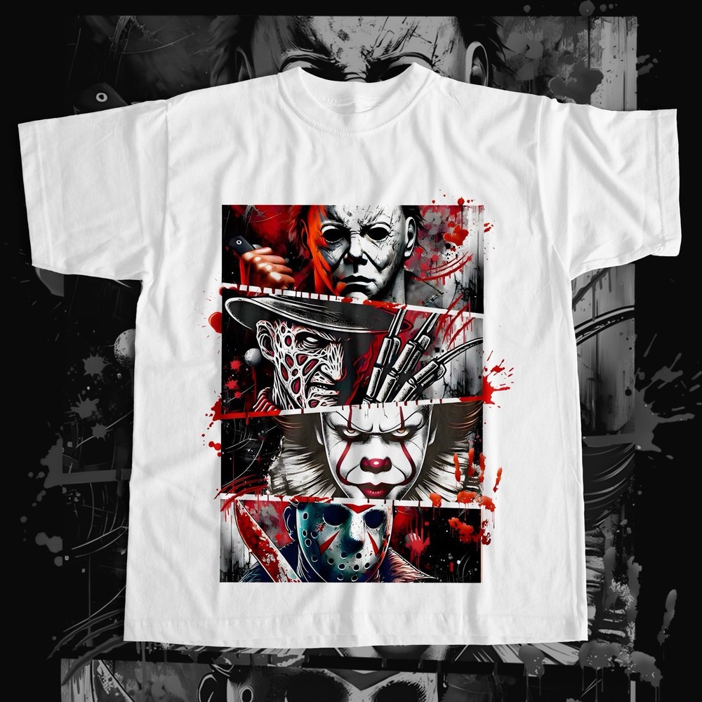Halloween T Shirt 4 Top Characters