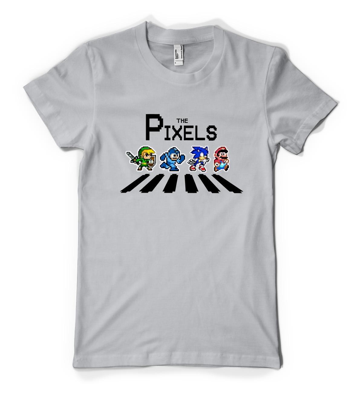 The Pixels Gaming Abbey Road Crossing Platform Personalised Unisex Adult T Shirt gallery