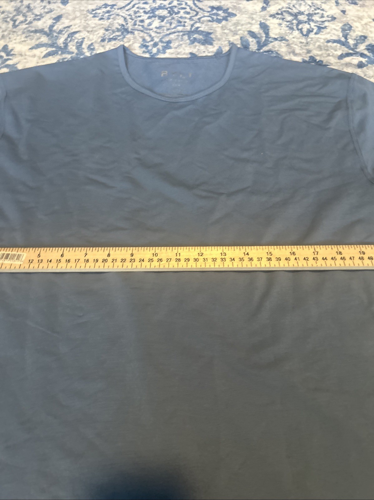 BYLT Premium Basics Drop-Cut Lux T-Shirt Blue Size XL NWT gallery