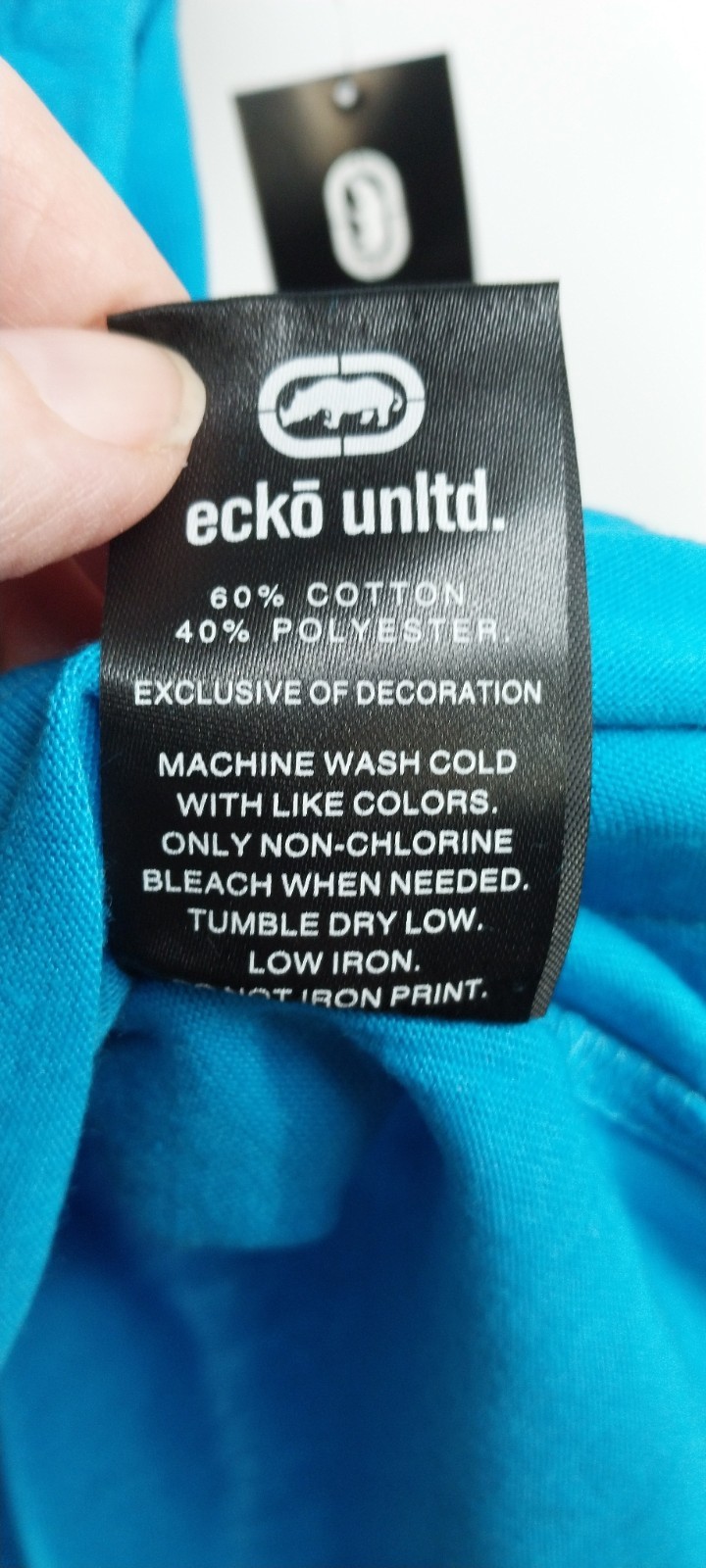 NWT ECKOUNLTD LOGO T- SHIRT ATOMIC BLUE CAMO EO31K806 XL gallery