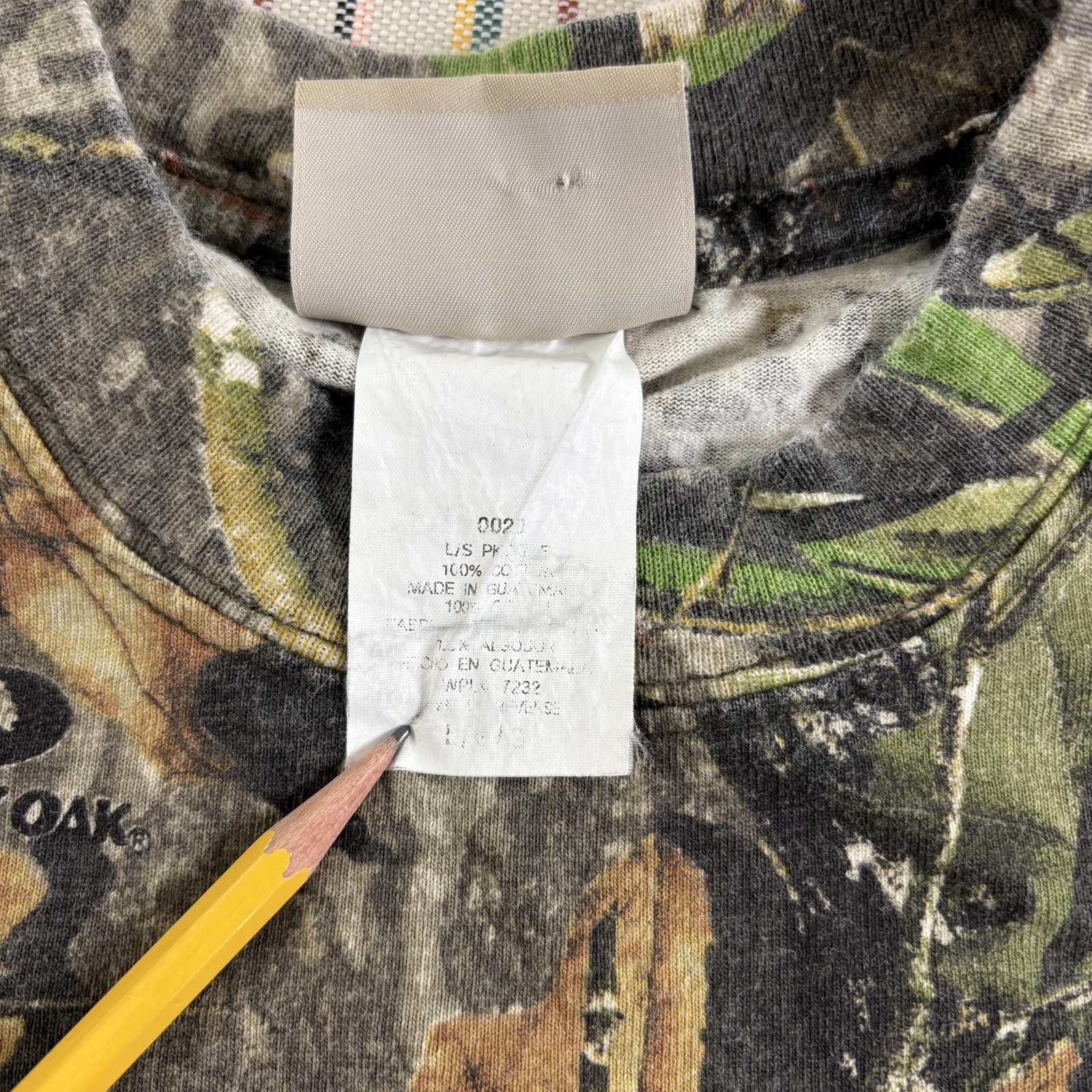 Mossy Oak Obsession Shirt Mens XL Green Camo Long Sleeve Hunting Outdoor Tee gallery