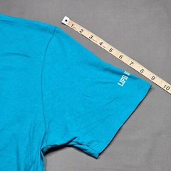 Game Day Blue Destination Shirt Classic Short Sleeve Soft Style Crew Mens Size L
