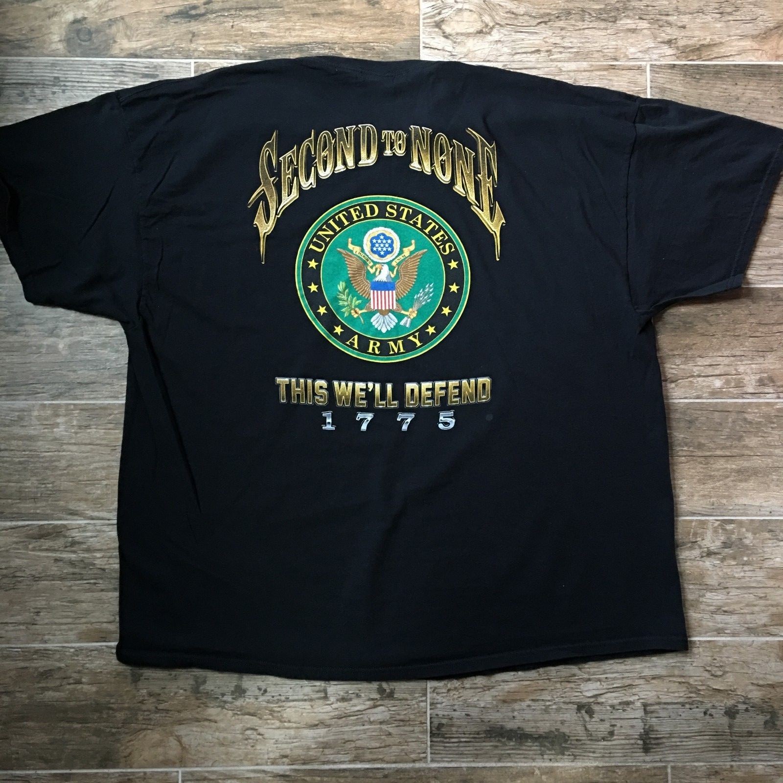 United States Army Soldiers Shirt Second to None This We’ll Defend 3XL XXXL EUC