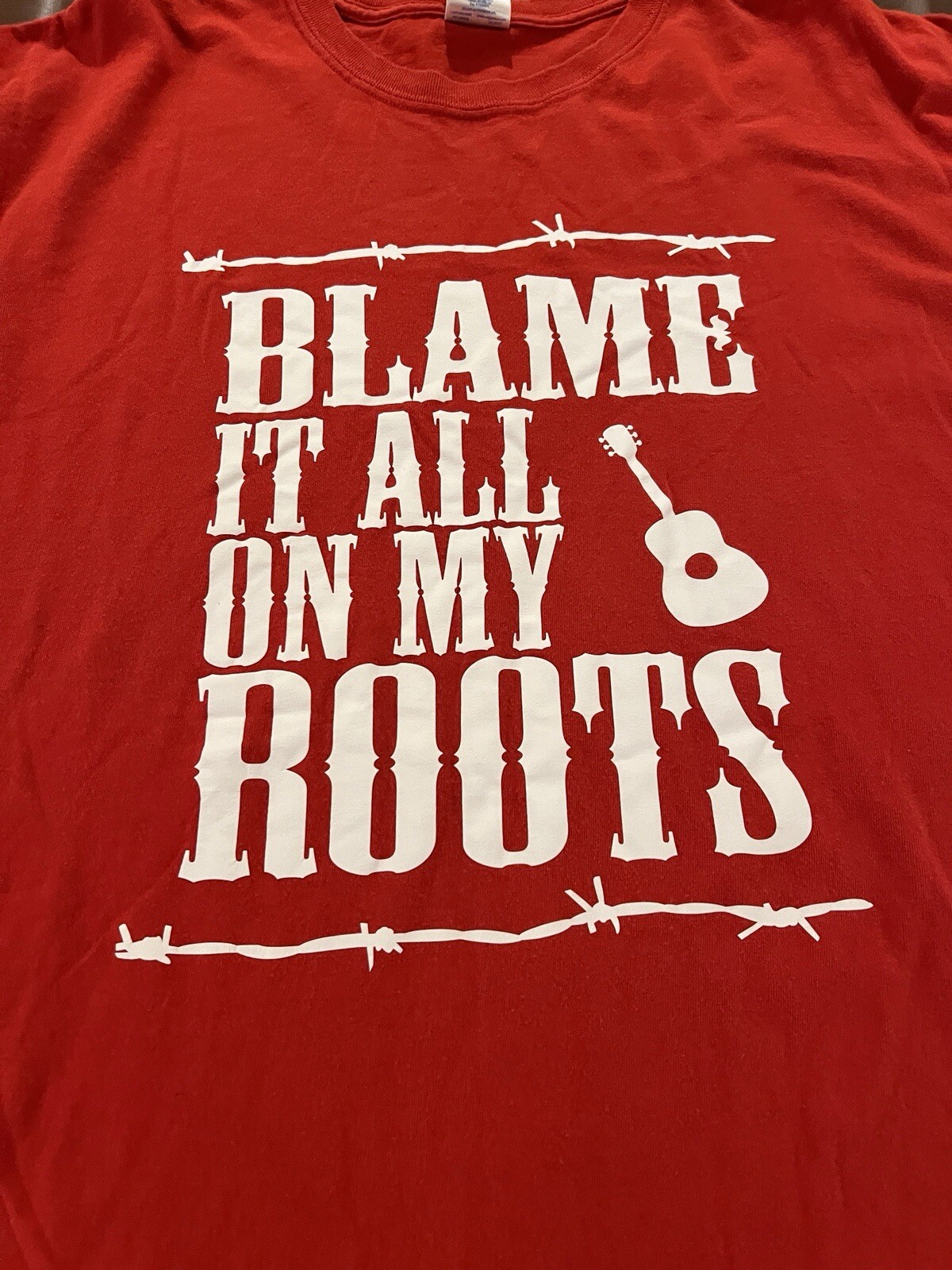Blame It All On My Roots Country Band Shirt - Size XXL gallery