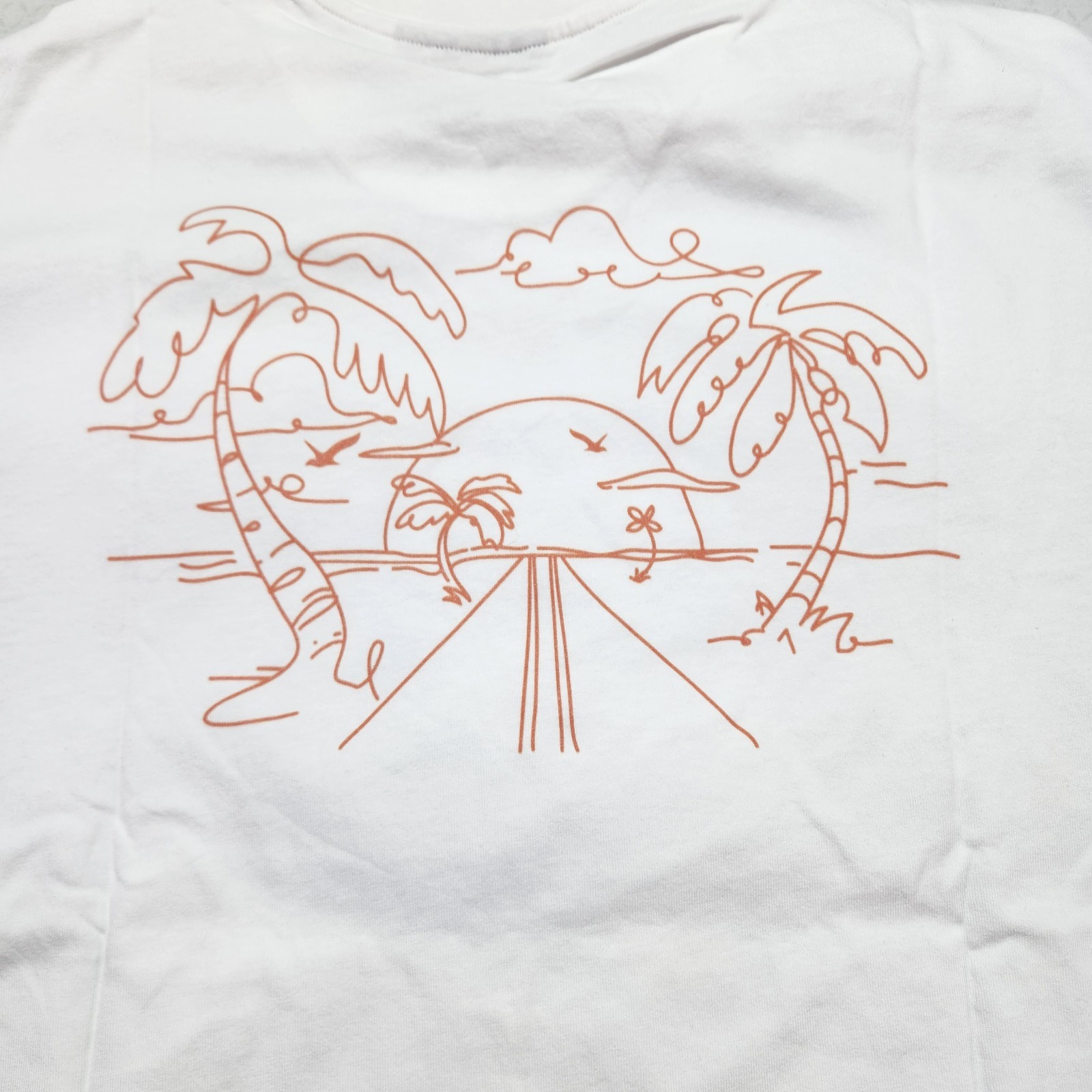 UNKNWN Lebron Miami Basketball Court T-Shirt White Men’s Size M Streetwear NWT gallery