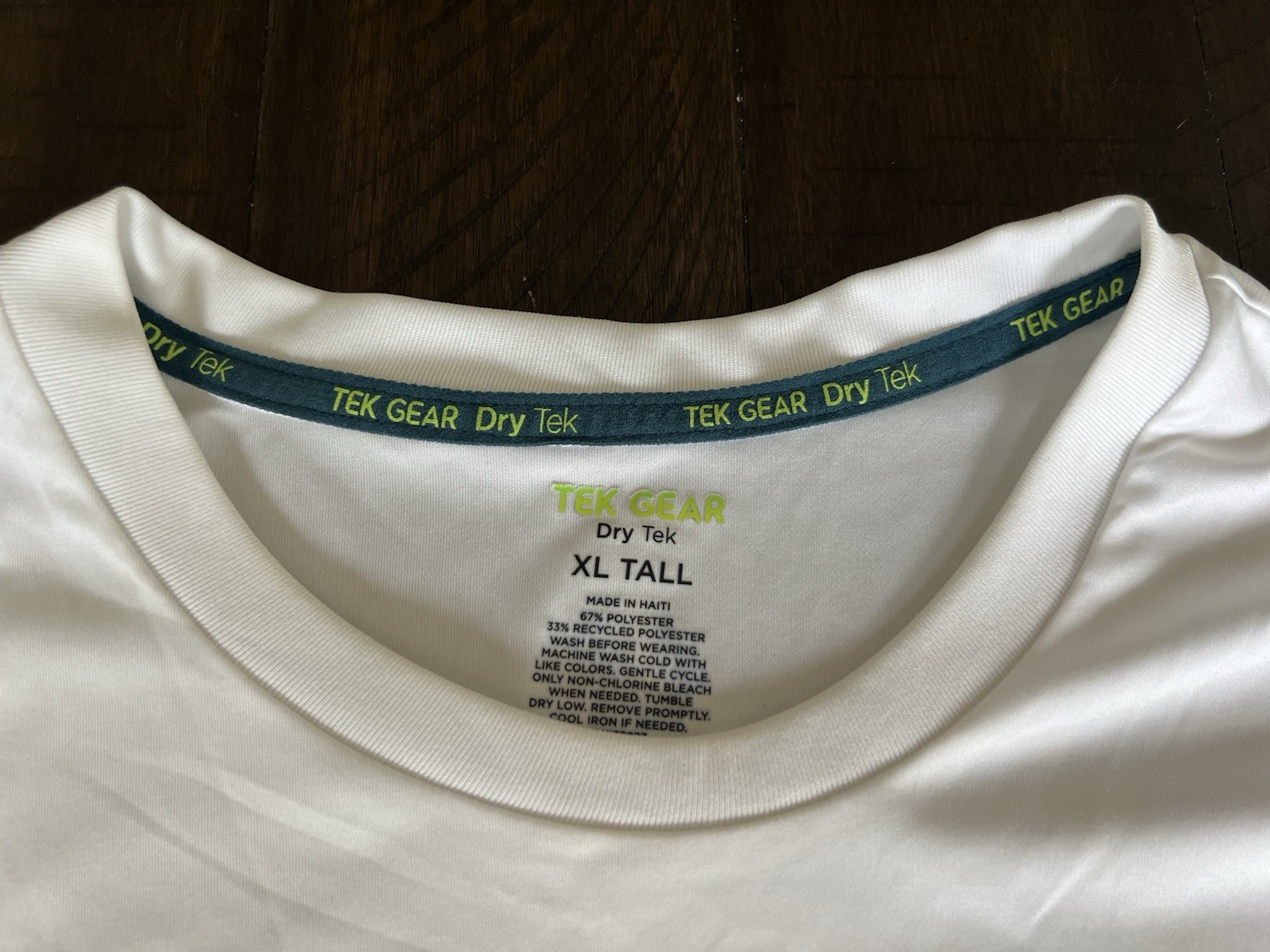 TEK gear, white, men t shirt xlt gallery