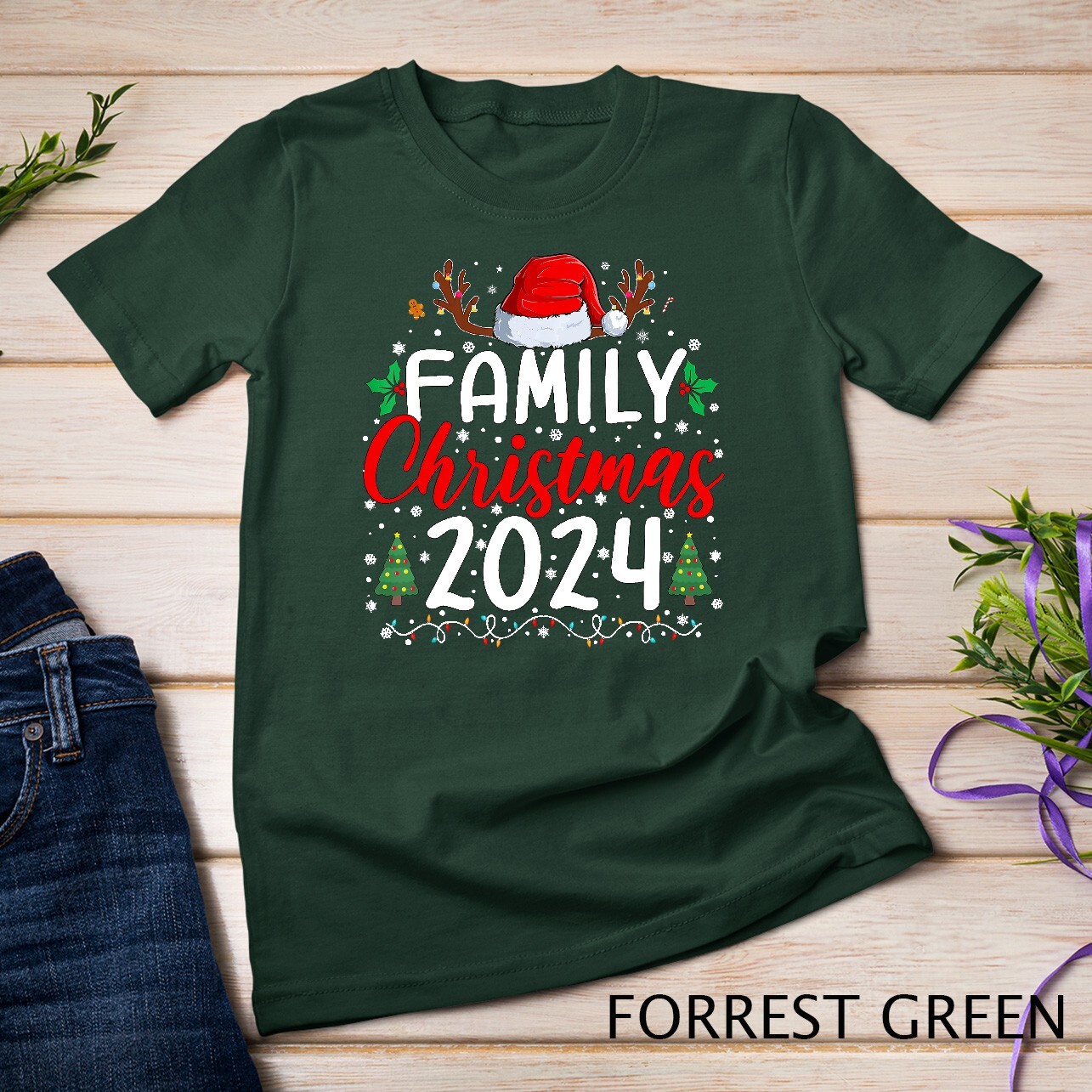 Family Christmas 2024 Matching Family Christmas Xmas Squad Unisex T-shirt