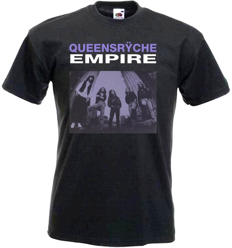 Queensrÿche Empire v3 T shirt graphite navy black heavy metal all sizes S-5XL gallery