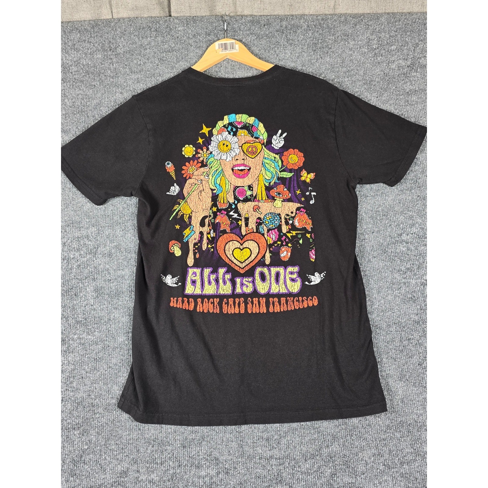Hard Rock Cafe San Francisco Graphic T Shirt Mens Medium Black Short Sleeve Tee gallery