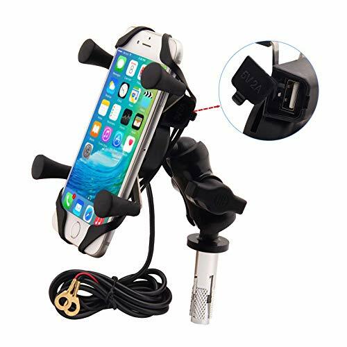Phone Mount with Charger Navigation Bracket for Yamaha YZF R1 R1M R1S R6 R6S