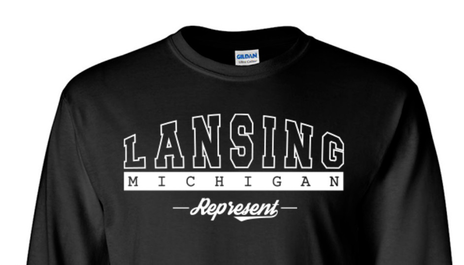 Lansing Michigan T-Shirt Long Sleeve Graphic tee gallery