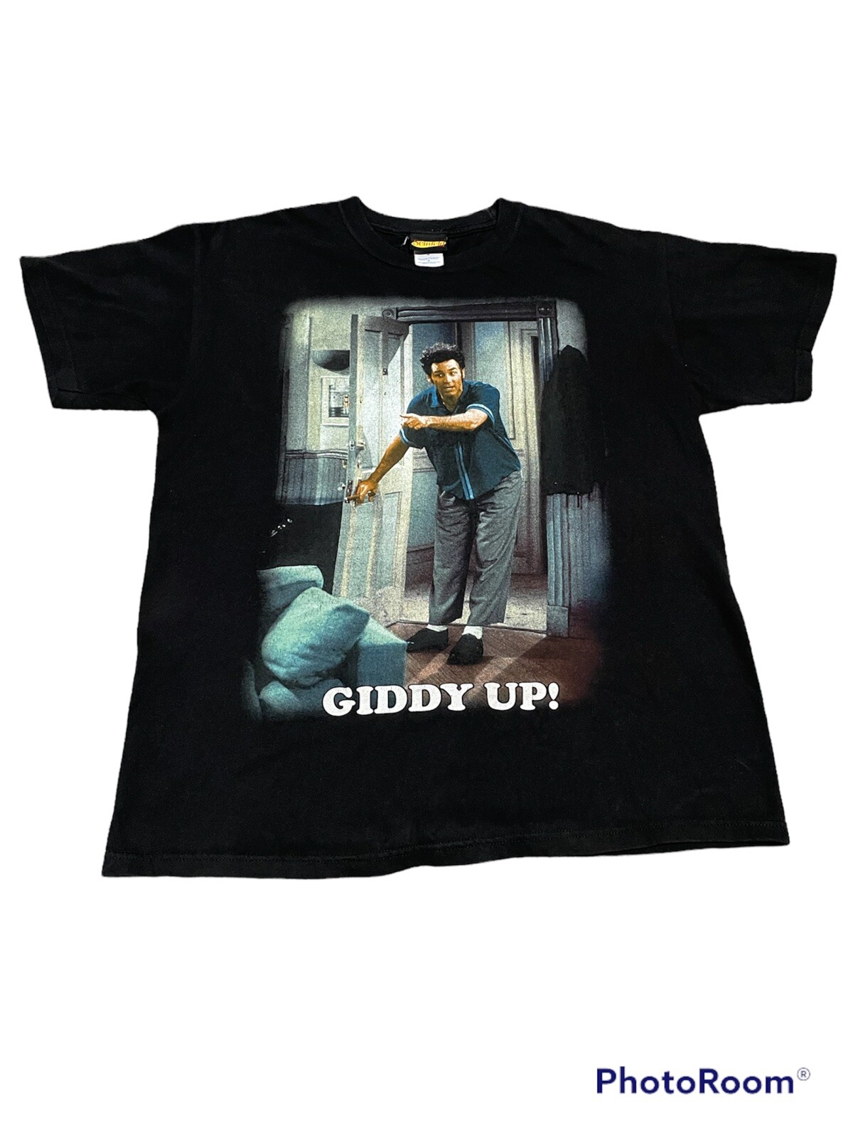 Vintage Seinfeld Kramer Giddy Up T Shirt NBC TV Show Jerry Size Medium
