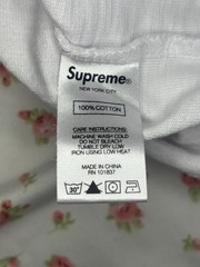 Supreme Cut Logo Spring Summer 2021 Slubby 100% Cotton T Shirt Size Medium
