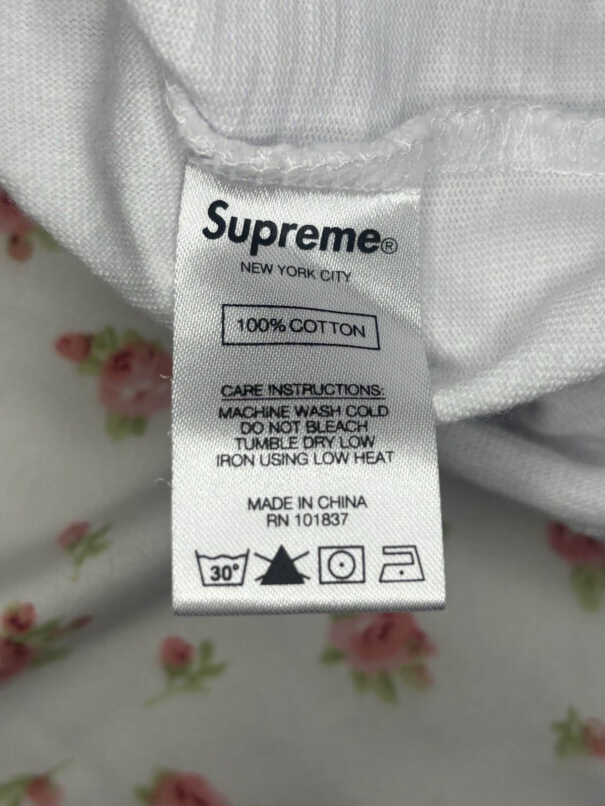 Supreme Cut Logo Spring Summer 2021 Slubby 100% Cotton T Shirt Size Medium gallery