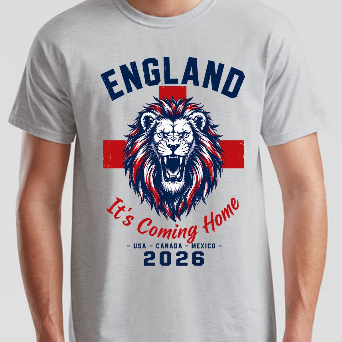England White Unisex Football T Shirt 2026 Soccer Fan Mens Womens Tee gallery