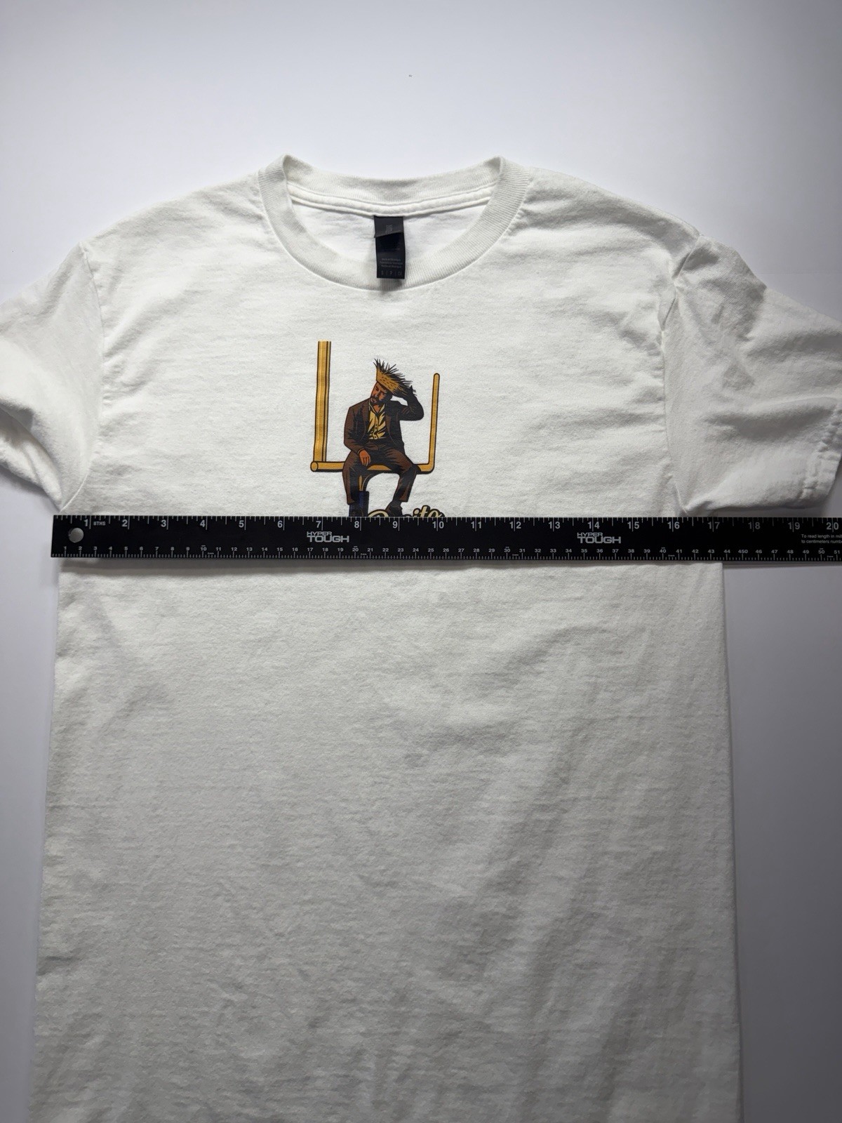 Benito Bowl T Shirt Football Inspired White Mens Small Preowned gallery