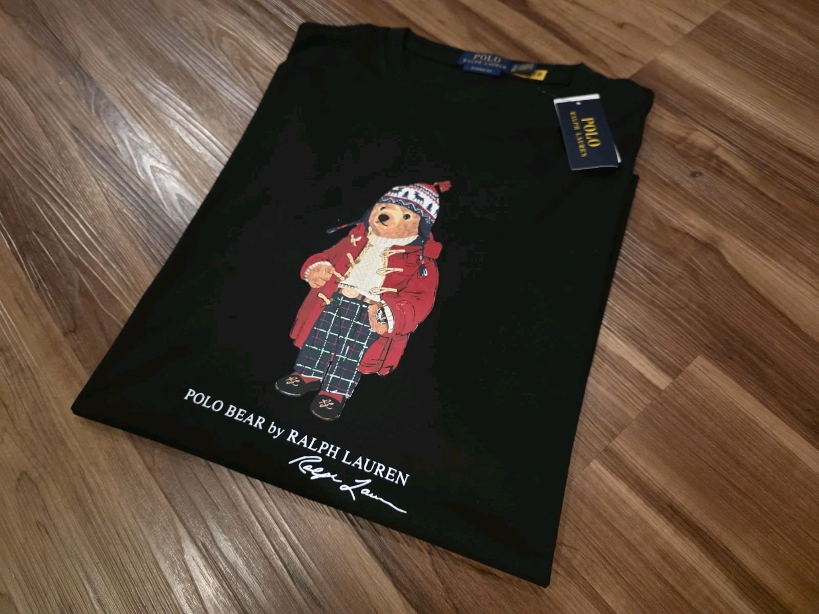 Polo Ralph Lauren Polo Bear Holiday Jersey T-shirt- Size XL Classic Fit gallery