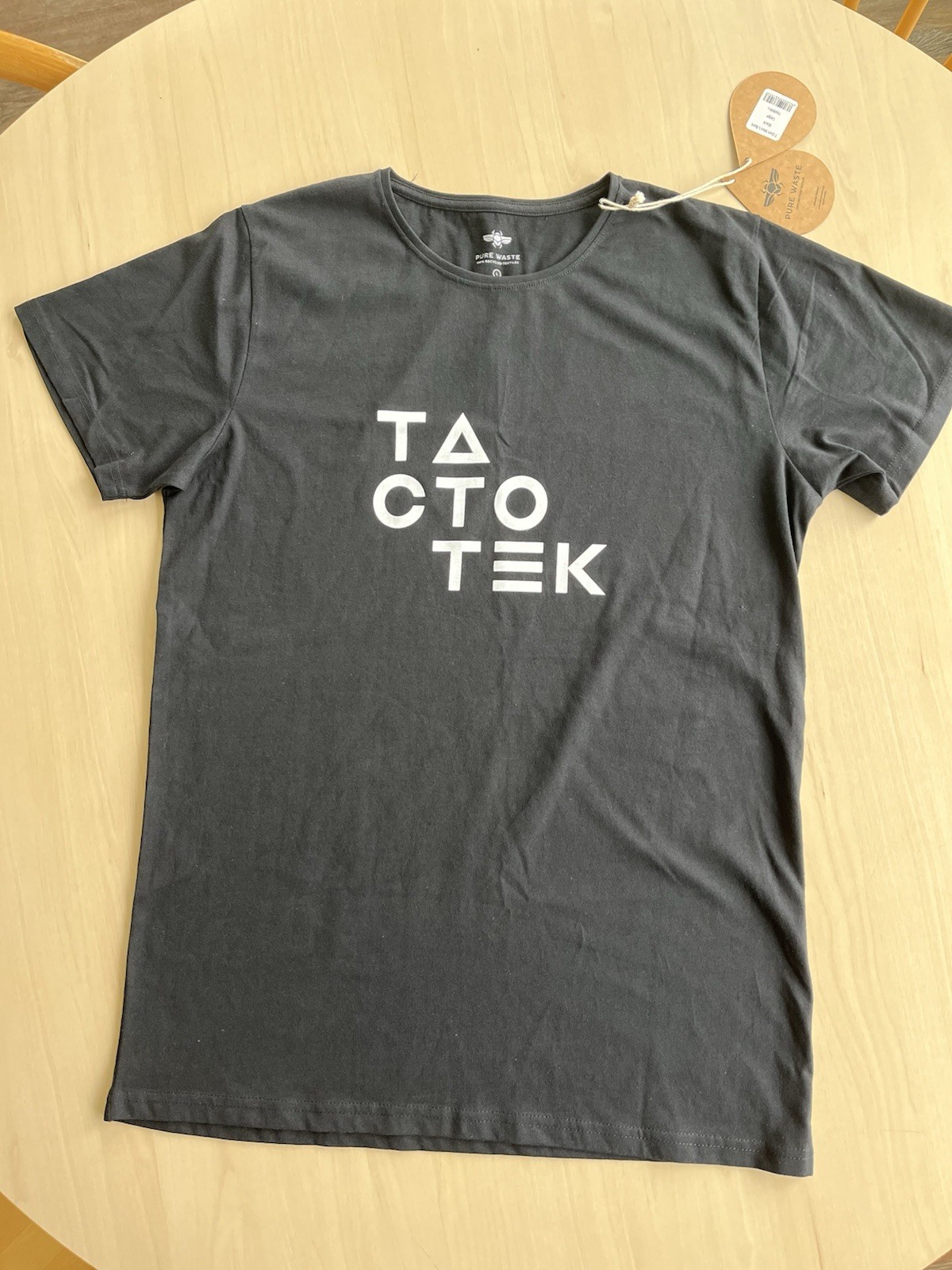 Pure waste TACTOTEK 100 Black Percent Recycled T-Shirt Men’s L Helsinki Finland gallery