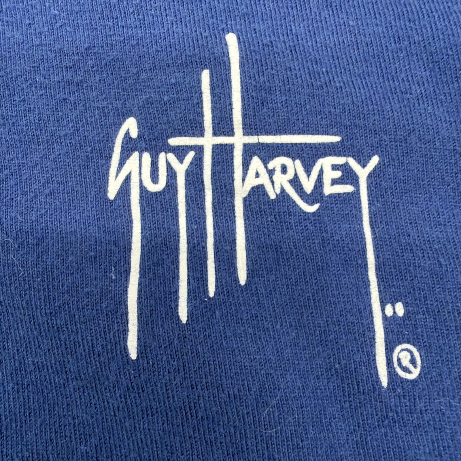 Guy Harvey T-shirt Men M Blue Graphic Print Logo .#43989 gallery
