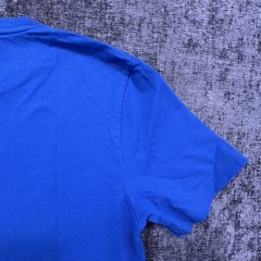 Fred Perry T-Shirt Small Royal Blue Logo Pocket Cotton Jersey Casual Crew Neck
