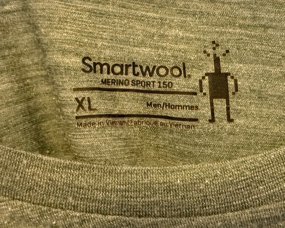 Smartwool Mens XL Green Merino Wool Blend T-Shirt Motorcycle Graphic Tee Retro gallery