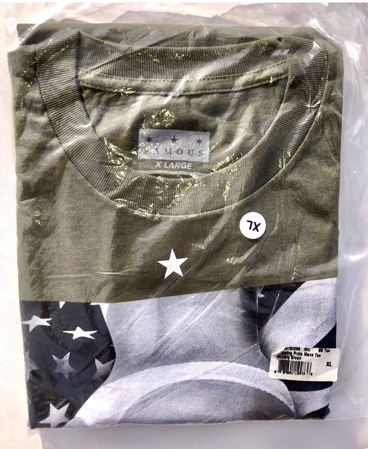 Famous Stars And Straps USA Flag Shirt NWT XL Travis Barker Blink 182 July 4th gallery