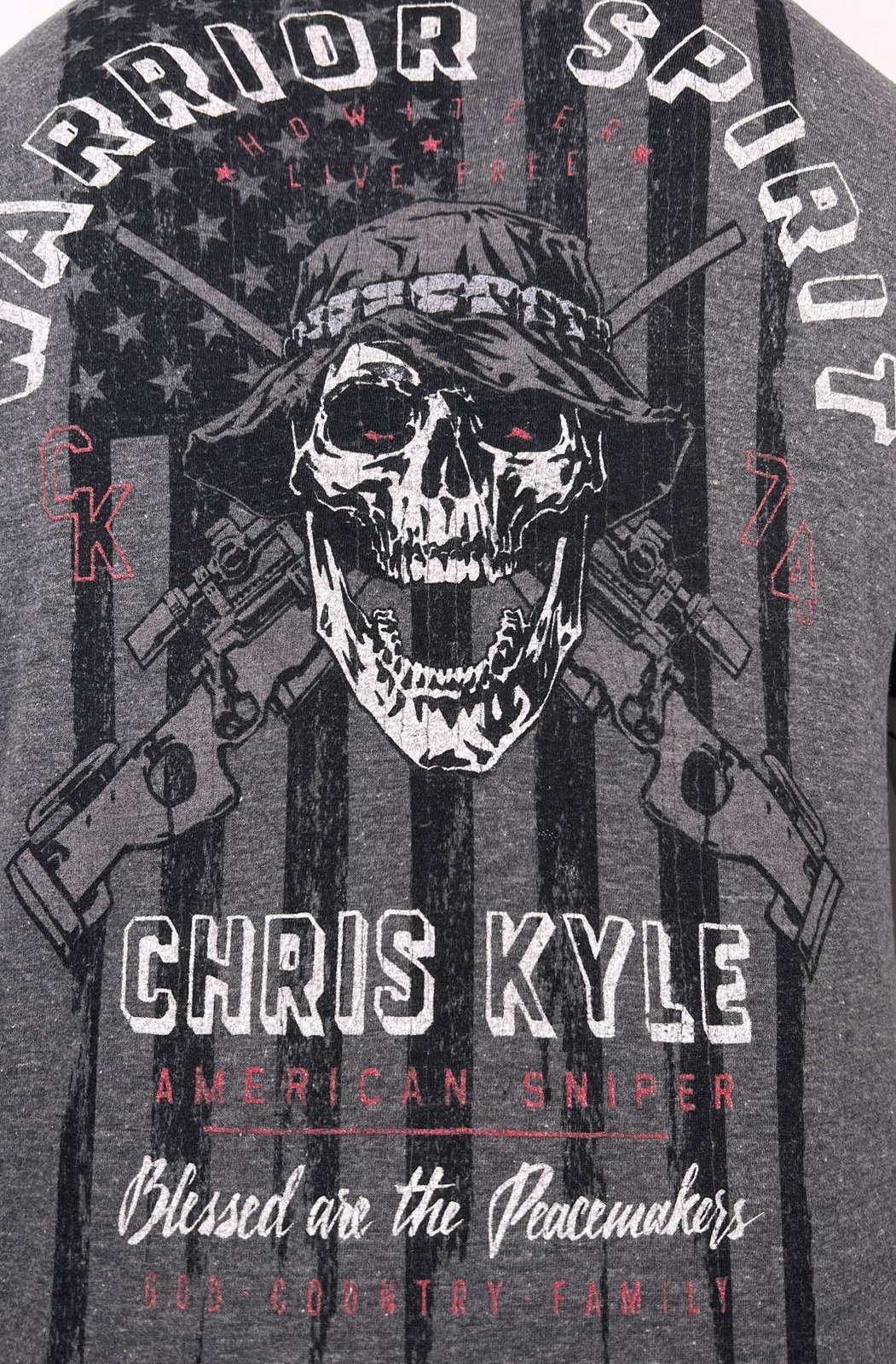 Howitzer Style Men's T-Shirt Chris Kyle Valor Military Grunt MFG gallery